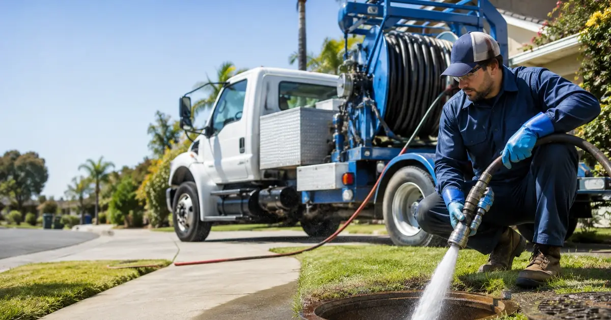 Hydro jet sewer cleaning Castro Valley
