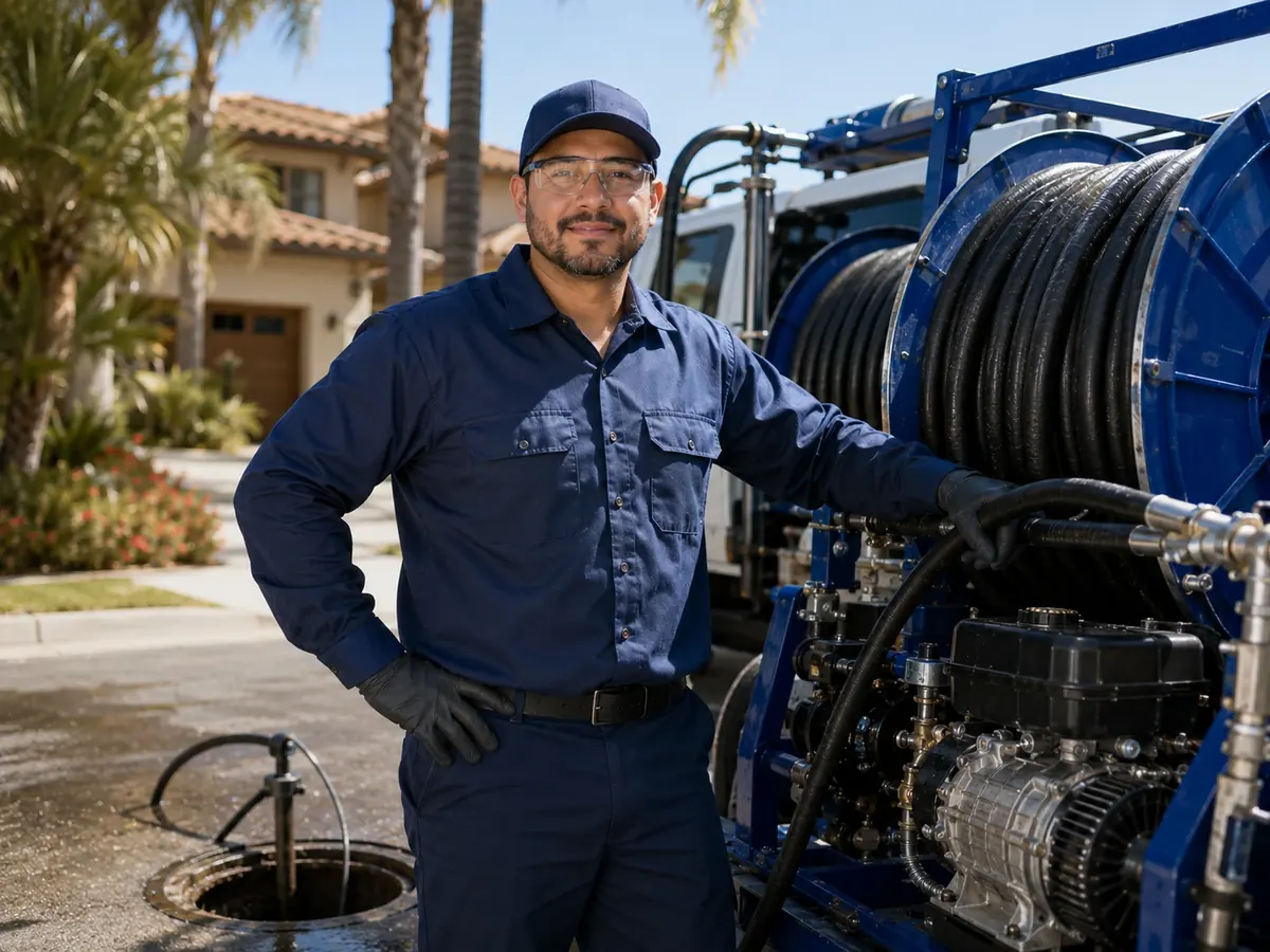 Hydro jet sewer cleaning in Castro Valley