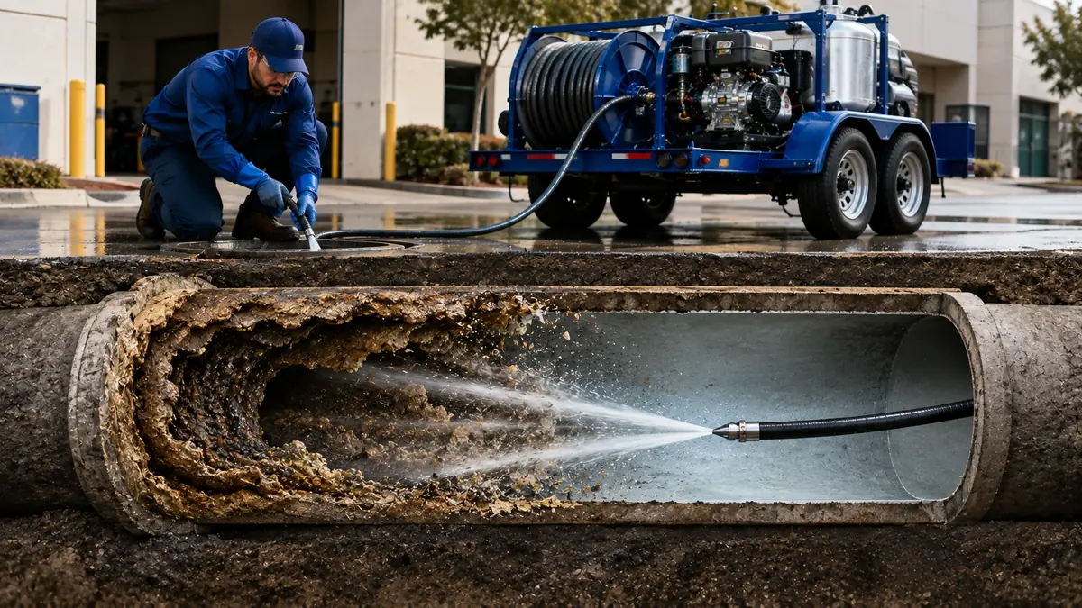 Sewer Pipe Descaling in Castro Valley