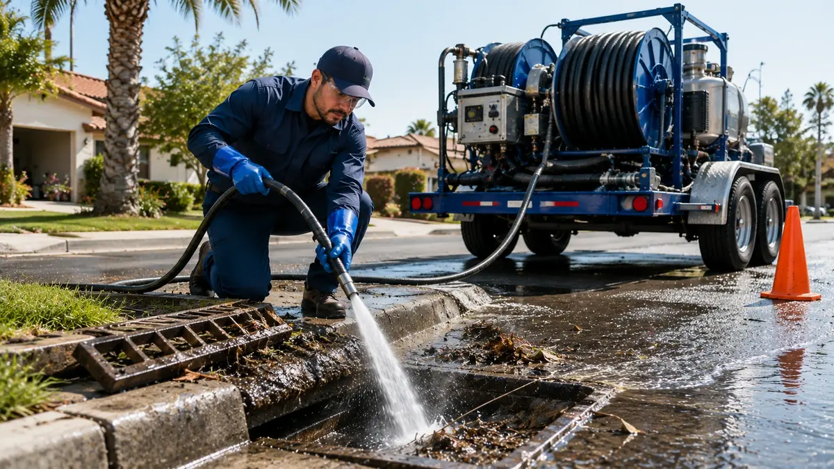 Storm Drain Hydro Jet Cleaning in Castro Valley